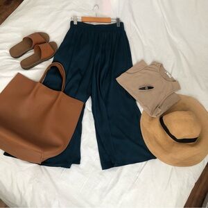 OAK + FORT summer pants